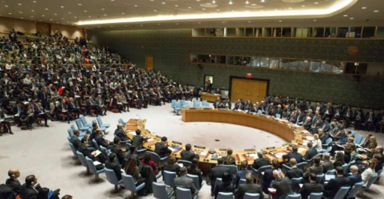 A Security Council ministerial-level open debate on conflict prevention and sustaining peace in 2017. By Evan SCHNEIDER (UNITED NATIONS/AFP/File)