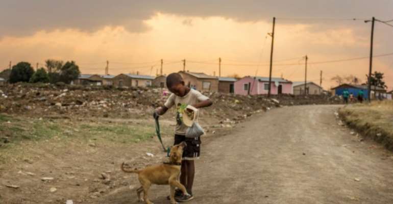 A World Bank report earlier this year declared that South Africa was the most unequal society in the world. By TADEU ANDRE (AFP/File)