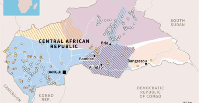 Armed groups and conflict minerals in the Central African Republic. By Thomas SAINT-CRICQ (AFP)