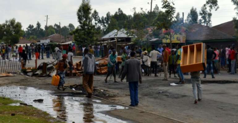 The protests began in November when students opposed government proposals to take over territory in several towns in the Oromia region. By William Davison (AFP/File)