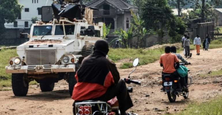 Attacks by the ADF militia have sparked protests over the UN presence in DR Congo. By Alain WANDIMOYI (AFP)