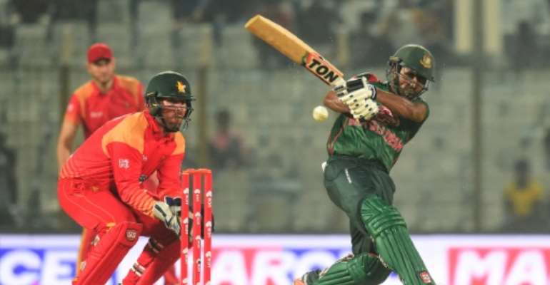 Bangladeshi cricketer Imrul Kayes missed out on his second century in the series when he was dismissed for 90. By MUNIR UZ ZAMAN (AFP)