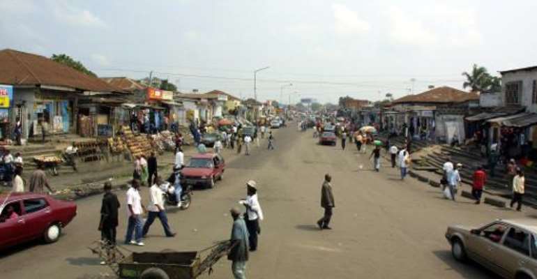 A general view of a street in Kinshasa, the capital of the Democratic Republic of Congo. By Desirey Minkoh (AFP/File)