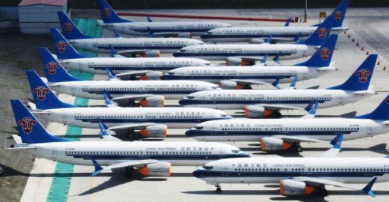 Boeing 737 Max 8 planes have been grounded across the world. By GREG BAKER (AFP)