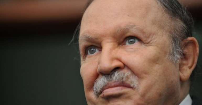 Algerian President Abdelaziz Bouteflika, pictured in Algiers on May 25, 2010. By Fayez Nureldine (AFP/File)