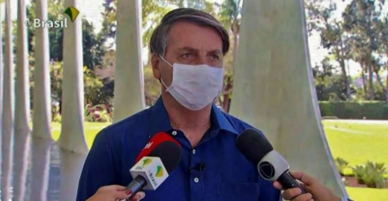 Brazilian President Jair Bolsonaro said he was feeling