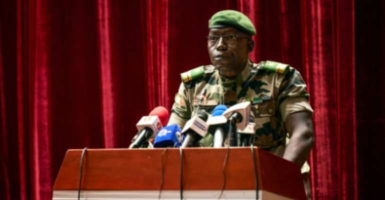 Colonel Diaw played a leading role in the August coup. By MICHELE CATTANI (AFP/File)