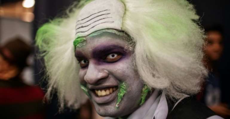 Cosplayers dress as their favourite superheroes - or villains. By Michele Spatari (AFP)