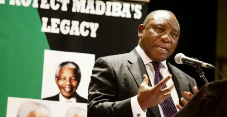 Cyril Ramaphosa has won the support of Cosatu, the biggest union federation, to be the ANC party's next leader. By Rajesh Jantilal (AFP/File)