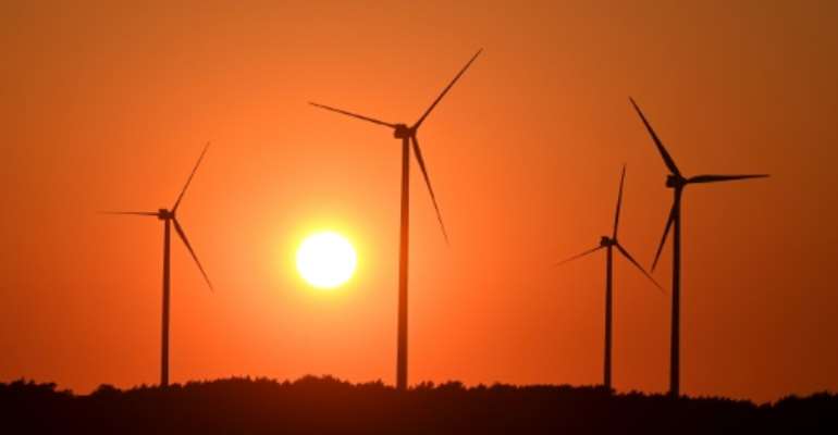 Despite a near-record drop in power demand due to the pandemic, renewables' share of the electricity mix was up 14 percent compared to the same period last year. By Christof STACHE (AFP/File)