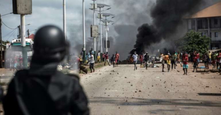 Dozens of people were killed during demonstrations, often in clashes with security forces. By JOHN WESSELS (AFP/File)