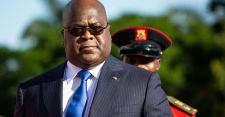 DR Congo President Felix Tshisekedi has impressed many with a long-term strategy to wrest control over the levers of power. By Sumy Sadurni (AFP/File)
