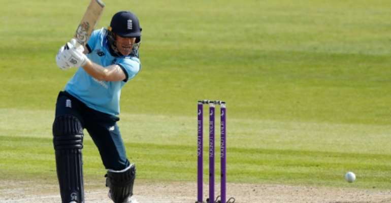 England's World Cup-winning captain Eoin Morgan could lead the side in South Africa. By JASON CAIRNDUFF (POOL/AFP/File)