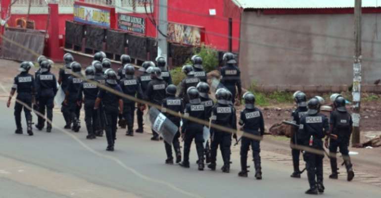 English speakers say they suffer inequality and discrimination in Cameroon, and last month a breakaway movement issued a symbolic declaration of independence which was met with a government crackdown. By STR (AFP/File)