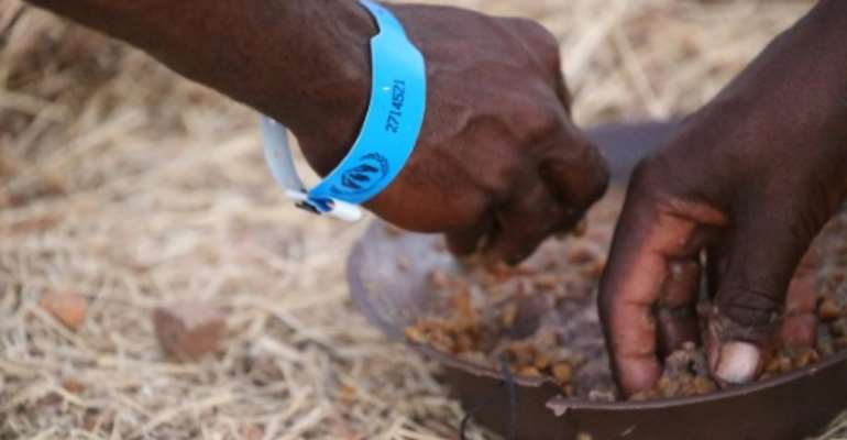 Ethiopian refugees who fled fighting in Tigray province have sought shelter and food at the Um Raquba camp in Sudan's eastern Gedaref province. By ASHRAF SHAZLY (AFP/File)