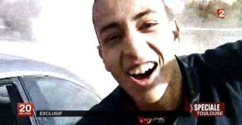Islamist gunman Mohamed Merah was buried in Toulouse, France. By (AFP/France 2/File)