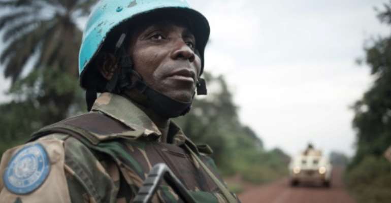France, Russia and the United States are struggling to overcome differences at the UN Security Council on renewing the mandate of the MINUSCA peacekeeping force in the Central African Republic. By FLORENT VERGNES (AFP/File)