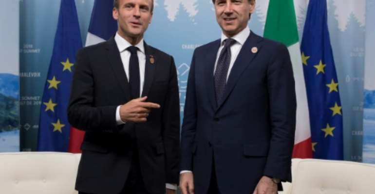 Migrant crisis on the menu as Macron meets Italian leader