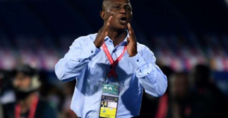 Ghana coach Kwesi Appiah gives instructions during a 2-2 draw with Benin in the Africa Cup of Nations. By OZAN KOSE (AFP)