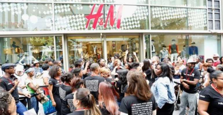 The H and M Fulton Street store opens on July 3, 2013 in the Brooklyn borough of New York City. By Cindy Ord (Getty Images/AFP/File)
