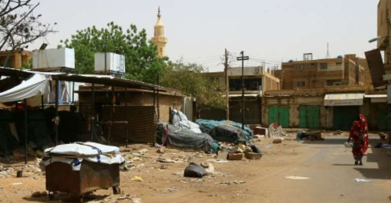 In Khartoum's twin city of Omdurman, across the River Nile, many shops and markets remained closed. By - (AFP)
