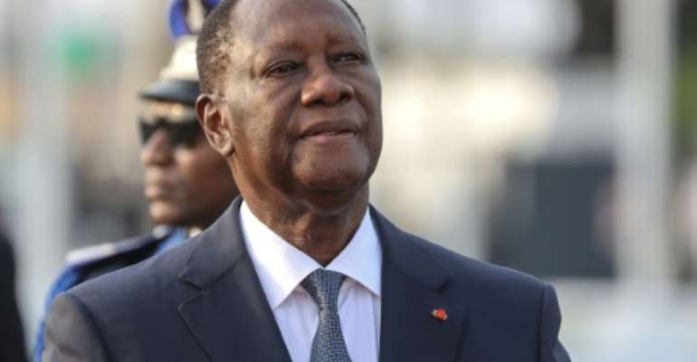 Ivory Coast President Alassane Ouattara called on his main rival for talks. By Ludovic MARIN (AFP)