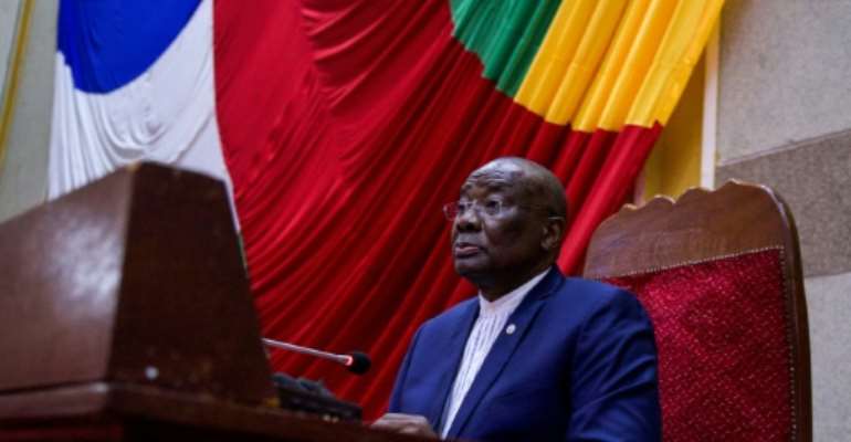 Karim Meckassoua, ousted as president of Central Africa's National Assembly, has vowed to challenge the move in the courts. By Charles BOUESSEL (AFP/File)