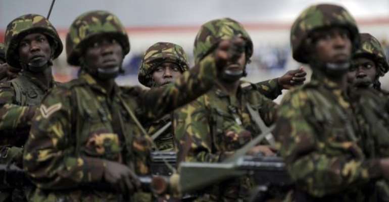 Kenyan troops. By Tony Karumba (AFP/File)