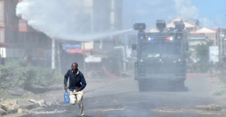 Kenya, with its diverse population and large ethnic voting blocs, has long suffered politically-motivated communal violence around election time. By TONY KARUMBA (AFP/File)