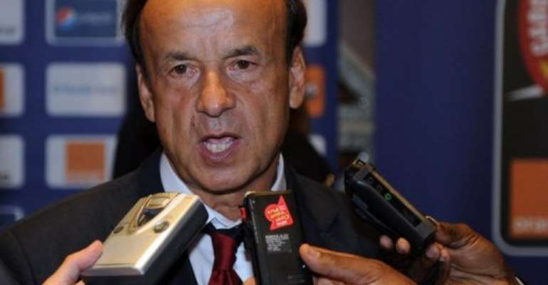 Gabon's coach Gernot Rohr. By Voishmel (AFP/File)