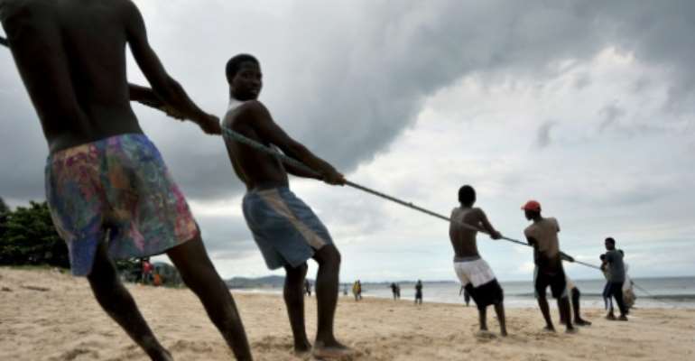 Many coastal communities in Sierra Leone depend on fishing for food and their livelihood. By ISSOUF SANOGO (AFP/File)