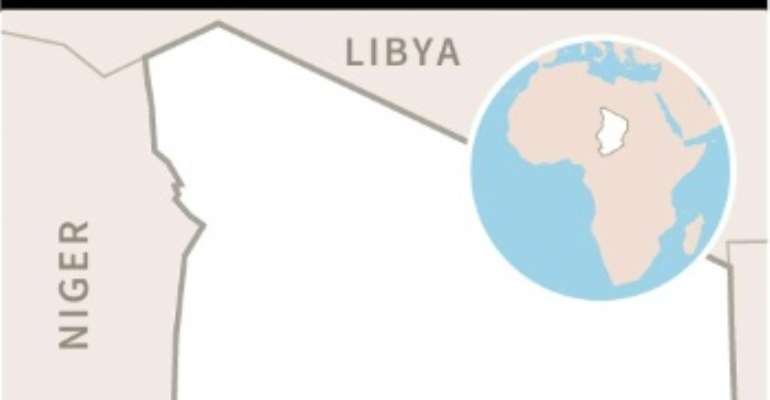 Map locating Kaiga in Chad where Boko Haram jihadists killed several people on Tuesday.. By (AFP)
