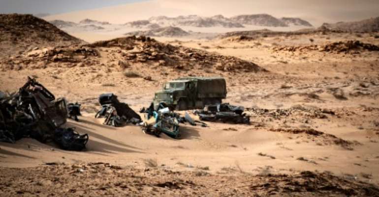 Morocco launched a military operation on November 13 in the buffer zone of Guerguerat, in the extreme south of Western Sahara, to drive out a group of Saharawi militants who were blocking a transit route to neighbouring Mauritania. By Fadel SENNA (AFP/File)