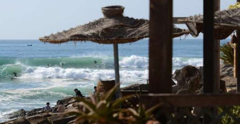 Taghazout coast, southern Morocco on December 30, 2012. By Fadel Senna (AFP/File)