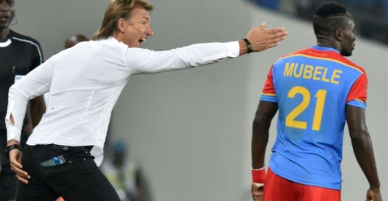 Morocco's French coach Herve Renard, seen in action during their 2017 Africa Cup of Nations Group C match between against DR Congo, in Oyem, on January 16. By ISSOUF SANOGO (AFP/File)