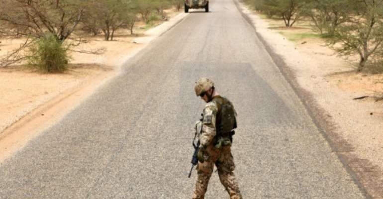 Most of the UN peacekeeepers hurt in the Mali bomb blast were German. By SEYLLOU (AFP/File)