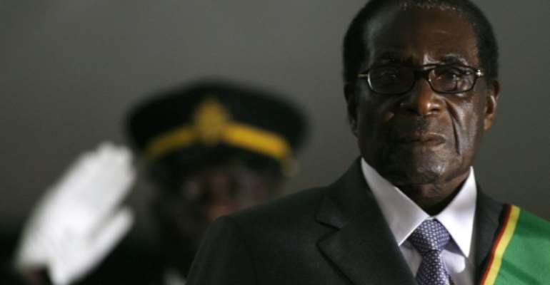 Mugabe ruled Zimbabwe for decades until he was ousted in 2017 by military generals who turned against him. By ALEXANDER JOE (AFP/File)