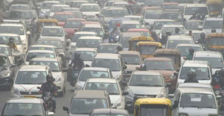 Nearly half of nine million deaths in 2015 due to pollution were in India and China. By DOMINIQUE FAGET (AFP/File)