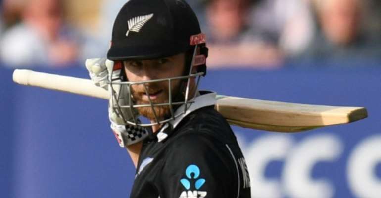 New Zealand captain Kane Williamson led his side to victory in the World Cup match against South Africa. By Oli SCARFF (AFP)