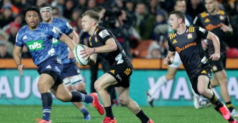 New Zealand has been playing a domestic version of Super Rugby in front of large crowds. By DAVID ROWLAND (AFP)