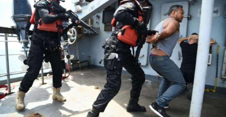 Numerous exercises with Western navies have brought some progress along with better cross-border cooperation after leaders from the region agreed to bolster the fight against piracy in 2013. By PIUS UTOMI EKPEI (AFP/File)