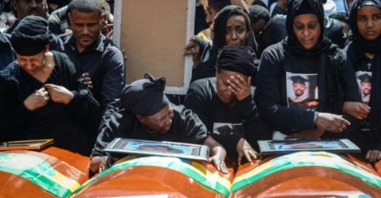 Of the 157 people who died in last week's Ethiopian Airlines crash, 17 of them were Ethiopians. By Samuel HABTAB (AFP)
