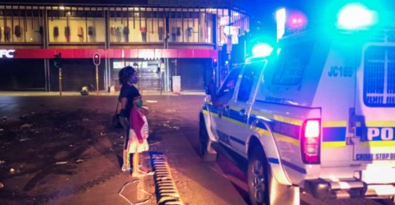 Officials have ramped up efforts to enforce restrictions in South Africa. By Wikus de Wet (AFP/File)