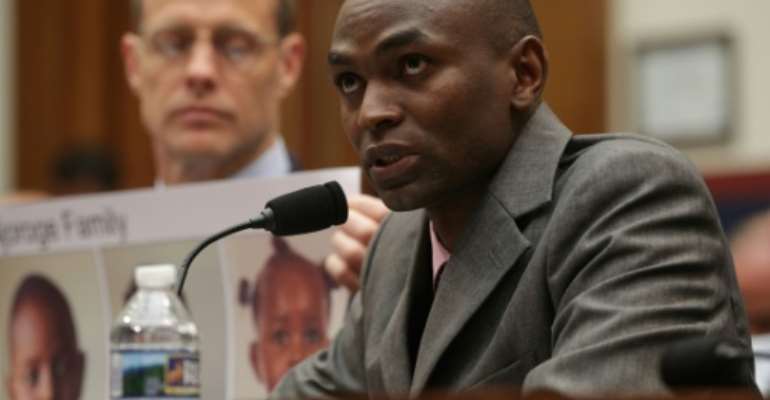 Paul Njoroge lost his wife, three children and mother-in-law in the March 10 crash of a Boeing 737 MAX. By ALEX WONG (GETTY IMAGES NORTH AMERICA/AFP)