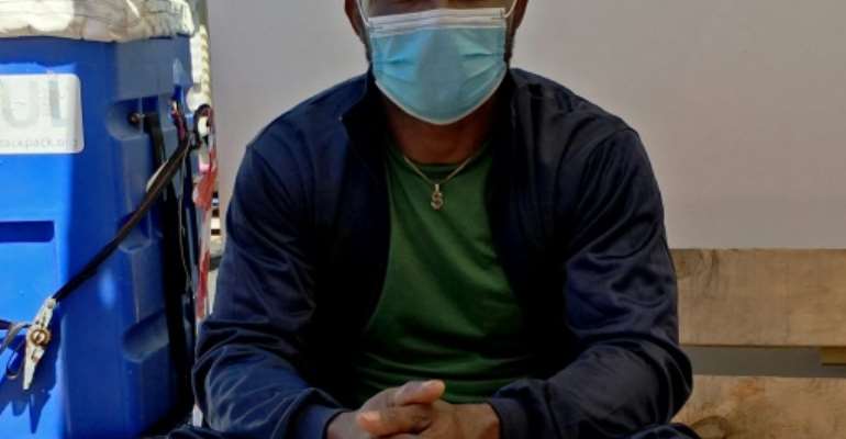 Peter Enyinnaya says he fell into a 'trap' when he was on his way to work in Libya. By Shahzad ABDUL (AFP)