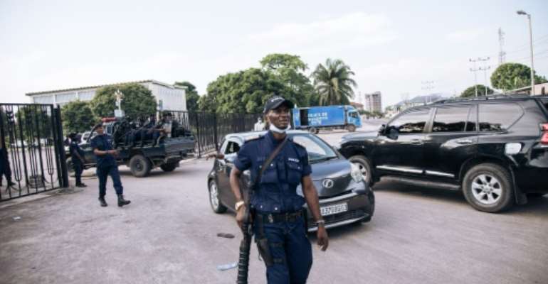 Police were called to the parliament building on Tuesday after clashes erupted between opposing sides. By Alexis HUGUET (AFP/File)
