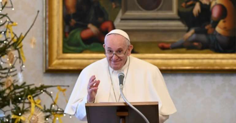 Pope Francis called on all parties in the Central African Republic to reject violence. By Handout (VATICAN MEDIA/AFP)