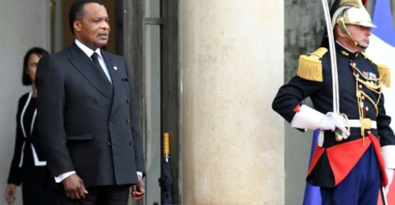 President Denis Sassou Nguesso has already been nominated as the candidate of the ruling Congolese Labour Party (PCT) in the next presidential ballot, due next March. By Bertrand GUAY (AFP/File)
