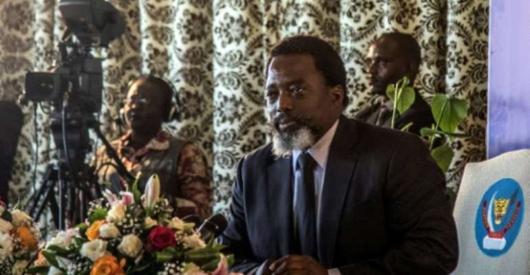 President of the Democratic Republic of Congo Joseph Kabila. By Thomas NICOLON (AFP/File)