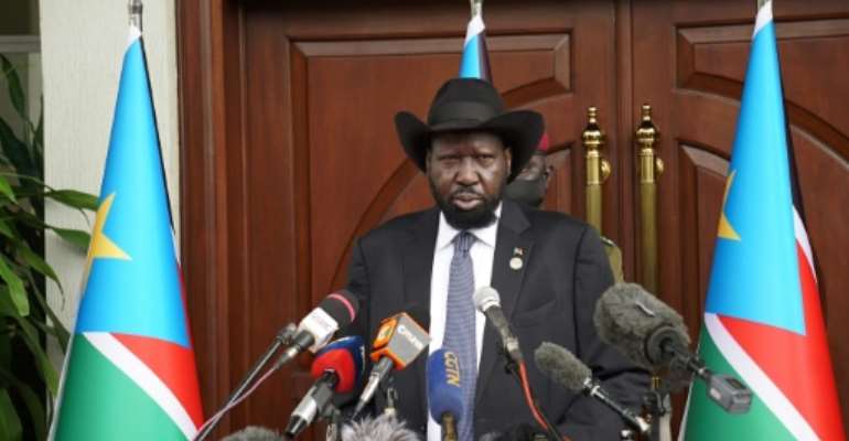 President Salva Kiir inaugurated a newly created national parliament, a key condition of a 2018 peace deal. By Peter Louis GUME (AFP/File)